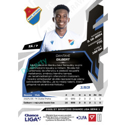 2026/27 Sportzoo Chance Liga 1. série #153 DANTAYE GILBERT
