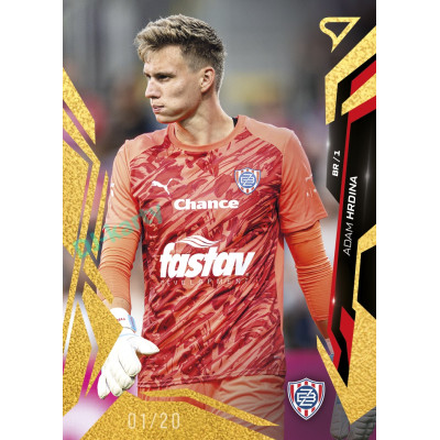 2026/27 Sportzoo Chance Liga 1. série #160 ADAM HRDINA Astral Gold xx/20