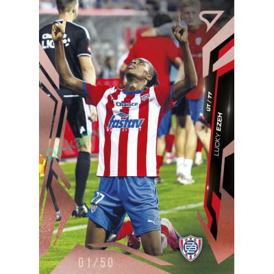 2026/27 Sportzoo Chance Liga 1. série #169 LUCKY EZEH Radiance Copper xx/50