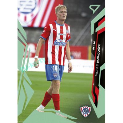 2026/27 Sportzoo Chance Liga 1. série #170 TADEÁŠ VACHOUŠEK Shimmer Green