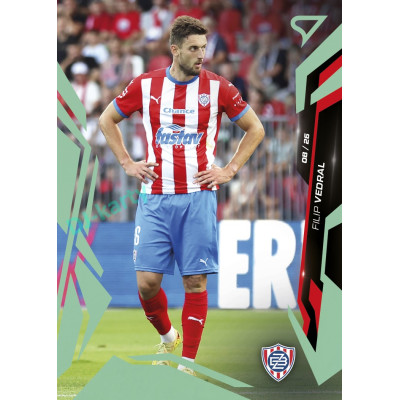 2026/27 Sportzoo Chance Liga 1. série #164 FILIP VEDRAL Shimmer Green