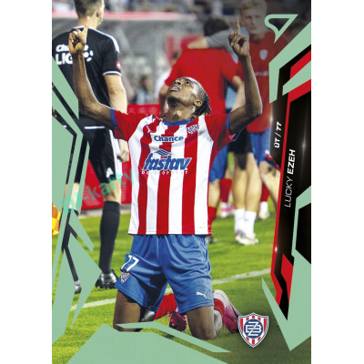 2026/27 Sportzoo Chance Liga 1. série #169 LUCKY EZEH Shimmer Green