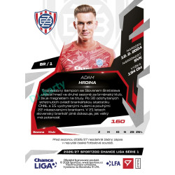 2026/27 Sportzoo Chance Liga 1. série #160 ADAM HRDINA