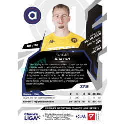 2026/27 Sportzoo Chance Liga 1. série #172 TADEÁŠ STOPPEN