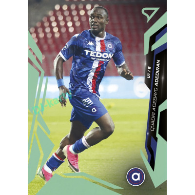 2026/27 Sportzoo Chance Liga 1. série #179 QUADRI ADEBAYO ADEDIRAN Shimmer Green