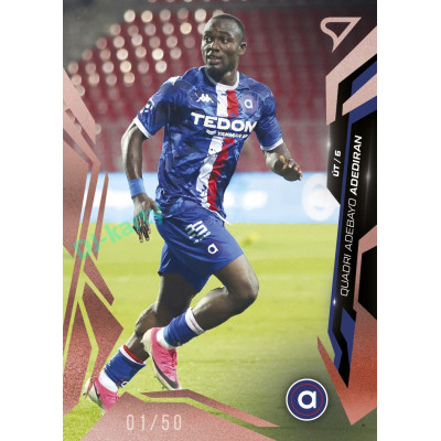 2026/27 Sportzoo Chance Liga 1. série #179 QUADRI ADEBAYO ADEDIRAN Radiance Copper xx/50