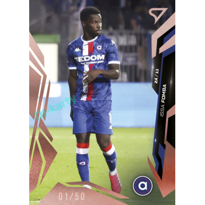 2026/27 Sportzoo Chance Liga 1. série #176 ISSA FOMBA Radiance Copper xx/50