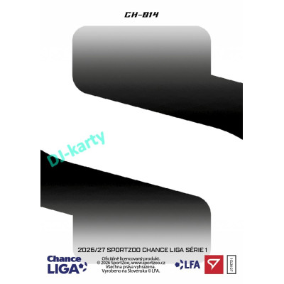2026/27 Sportzoo Chance Liga 1. série #CH-014 BRIAN PRISKE Clubhouse