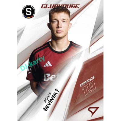 2026/27 Sportzoo Chance Liga 1. série #CH-010 ADAM ŠEVÍNSKÝ Clubhouse
