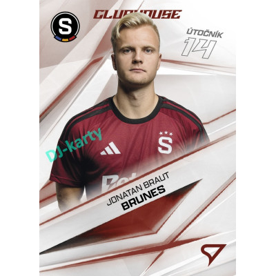 2026/27 Sportzoo Chance Liga 1. série #CH-012 JONATAN BRAUT BRUNES Clubhouse
