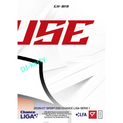 2026/27 Sportzoo Chance Liga 1. série #CH-019 DÁVID KRČÍK Clubhouse