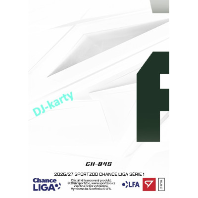 2026/27 Sportzoo Chance Liga 1. série #CH-045 VENKOVNÍ DRES Clubhouse