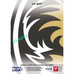 2026/27 Sportzoo Chance Liga 1. série #CH-033 VLADIMÍR DARIDA Clubhouse