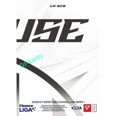 2026/27 Sportzoo Chance Liga 1. série #CH-028 FRANTIŠEK ČECH Clubhouse