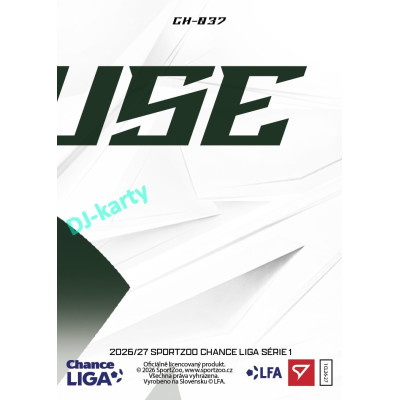 2026/27 Sportzoo Chance Liga 1. série #CH-037 MARTIN CEDIDLA Clubhouse