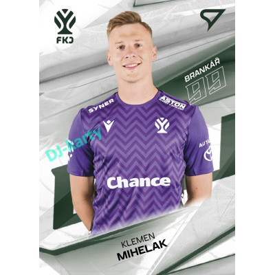 2026/27 Sportzoo Chance Liga 1. série #CH-040 KLEMEN MIHELAK Clubhouse