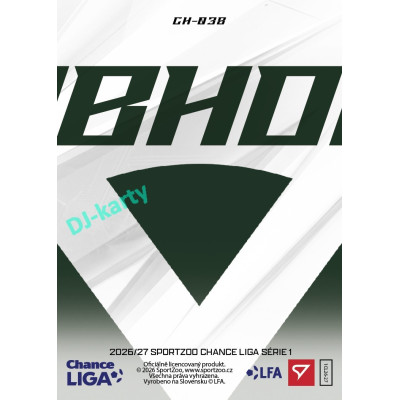 2026/27 Sportzoo Chance Liga 1. série #CH-038 JAN SUCHAN Clubhouse