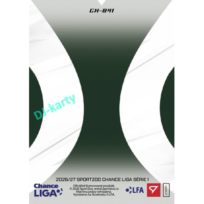 2026/27 Sportzoo Chance Liga 1. série #CH-041 LUBOŠ KOZEL Clubhouse
