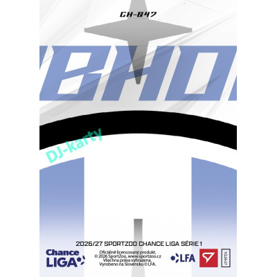 2026/27 Sportzoo Chance Liga 1. série #CH-047 PATRIK DULAY Clubhouse