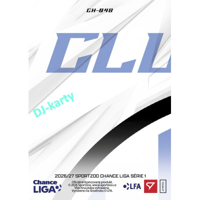 2026/27 Sportzoo Chance Liga 1. série #CH-048 LUKÁŠ MAŠEK Clubhouse