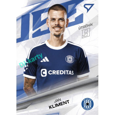 2026/27 Sportzoo Chance Liga 1. série #CH-060 JAN KLIMENT Clubhouse