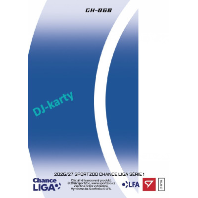 2026/27 Sportzoo Chance Liga 1. série #CH-060 JAN KLIMENT Clubhouse