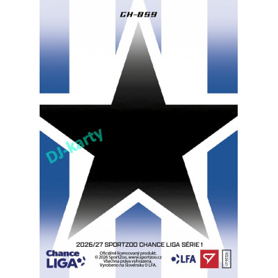 2026/27 Sportzoo Chance Liga 1. série #CH-059 PAVEL HAPAL Clubhouse
