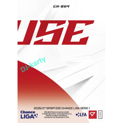 2026/27 Sportzoo Chance Liga 1. série #CH-064 JASON NOSLIN Clubhouse