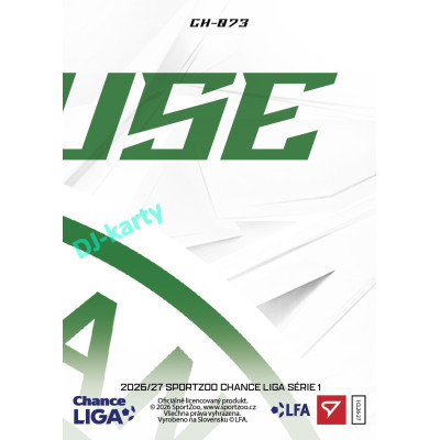 2026/27 Sportzoo Chance Liga 1. série #CH-073 DAVID LISCHKA Clubhouse