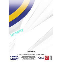 2026/27 Sportzoo Chance Liga 1. série #CH-088 DOMÁCÍ DRES Clubhouse
