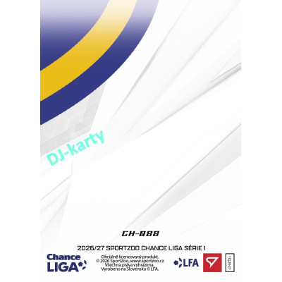 2026/27 Sportzoo Chance Liga 1. série #CH-088 DOMÁCÍ DRES Clubhouse