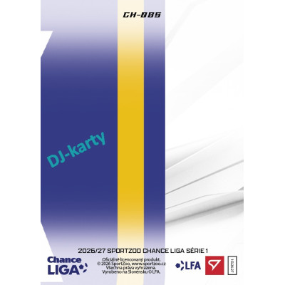 2026/27 Sportzoo Chance Liga 1. série #CH-085 MATOUŠ TRMAL Clubhouse