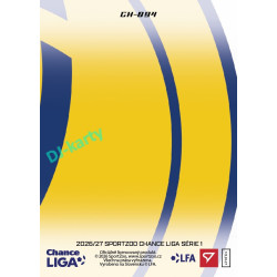 2026/27 Sportzoo Chance Liga 1. série #CH-094 STANISLAV DOSTÁL Clubhouse