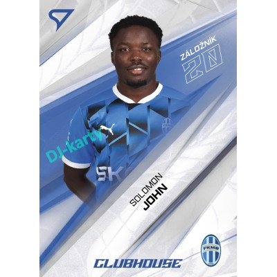 2026/27 Sportzoo Chance Liga 1. série #CH-101 SOLOMON JOHN Clubhouse