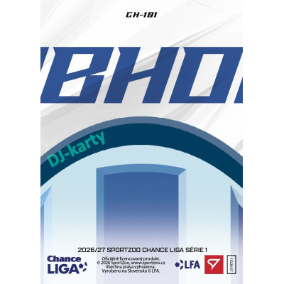 2026/27 Sportzoo Chance Liga 1. série #CH-101 SOLOMON JOHN Clubhouse