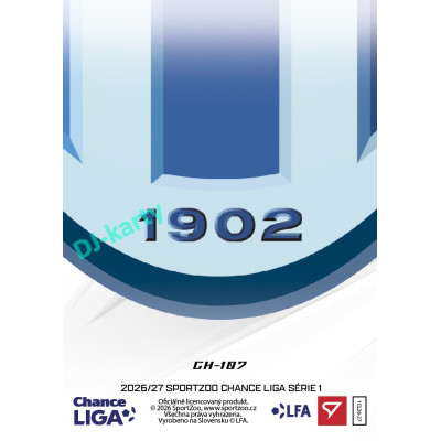 2026/27 Sportzoo Chance Liga 1. série #CH-107 MĚSTSKÝ STADION Clubhouse