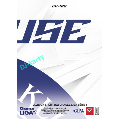 2026/27 Sportzoo Chance Liga 1. série #CH-109 GIGLI NDEFE Clubhouse