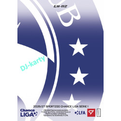 2026/27 Sportzoo Chance Liga 1. série #CH-112 MILAN HEČA Clubhouse