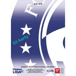 2026/27 Sportzoo Chance Liga 1. série #CH-114 MICHAL TRÁVNÍK Clubhouse