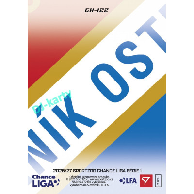 2026/27 Sportzoo Chance Liga 1. série #CH-122 ROMAN SKUHRAVÝ Clubhouse