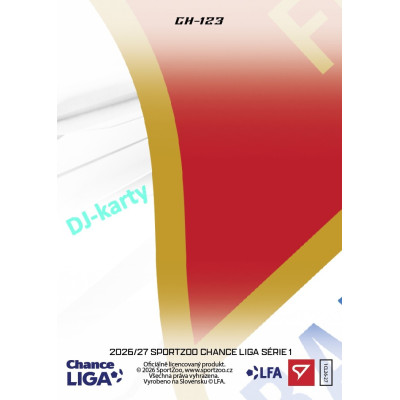 2026/27 Sportzoo Chance Liga 1. série #CH-123 MICHAL FRYDRYCH Clubhouse