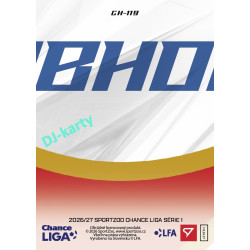 2026/27 Sportzoo Chance Liga 1. série #CH-119 DAVID PLANKA Clubhouse