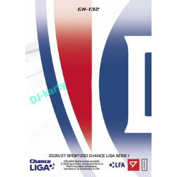 2026/27 Sportzoo Chance Liga 1. série #CH-132 JAKUB KLÍMA Clubhouse