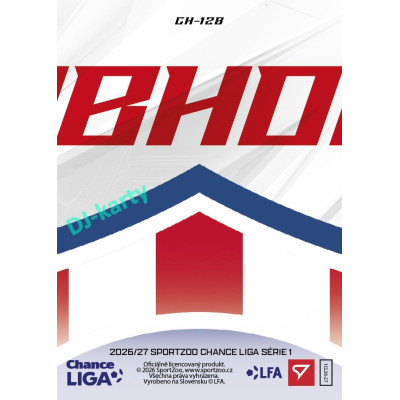 2026/27 Sportzoo Chance Liga 1. série #CH-128 JAKUB JANETZKÝ Clubhouse