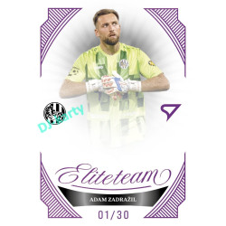 2026/27 Sportzoo Chance Liga 1. série #ET-10 ADAM ZADRAŽIL Elite Team Amethyst Purple xx/30