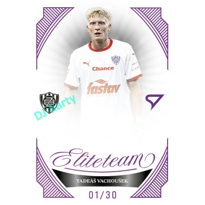 2026/27 Sportzoo Chance Liga 1. série #ET-34 TADEÁŠ VACHOUŠEK Elite Team Amethyst Purple xx/30