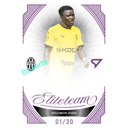 2026/27 Sportzoo Chance Liga 1. série #ET-28 SOLOMON JOHN Elite Team Amethyst Purple xx/30