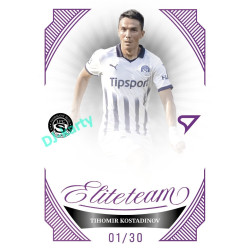 2026/27 Sportzoo Chance Liga 1. série #ET-29 TIHOMIR KOSTADINOV Elite Team Amethyst Purple xx/30