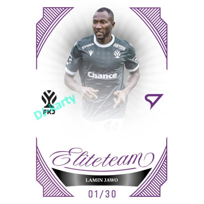 2026/27 Sportzoo Chance Liga 1. série #ET-14 LAMIN JAWO Elite Team Amethyst Purple xx/30