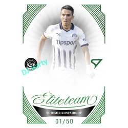 2026/27 Sportzoo Chance Liga 1. série #ET-29 TIHOMIR KOSTADINOV Elite Team Emerald Green xx/50